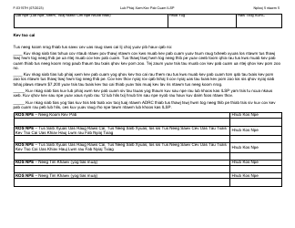 Form F-03157H Independent Living Supports Pilot (Ilsp) Service Plan - Wisconsin (Hmong), Page 5