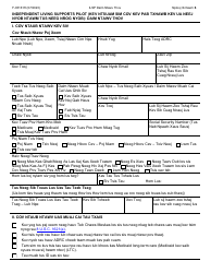 Form F-03161H Independent Living Supports Pilot (Ilsp) Application - Wisconsin (Hmong), Page 3