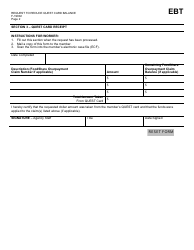 Form F-19002 Request to Reduce Quest Card Balance - Wisconsin, Page 2