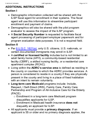 Form F-03161LP Independent Living Supports Pilot (Ilsp) Application - Wisconsin, Page 2