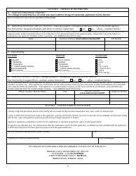 State Form 49883 Renewal Application for License Approval to Operate a Hospice - Indiana, Page 2