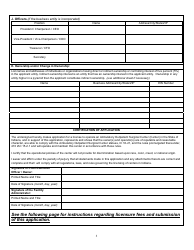 State Form 9340 Application for License to Operate an Ambulatory Outpatient Surgical Center - Indiana, Page 3