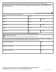 Form 112 Articles of Incorporation for a Domestic Professional Service Corporation - Rhode Island, Page 4