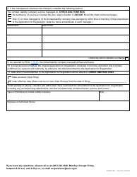 Form 451 Amendment to Application for Registration of a Foreign Limited Liability Company - Rhode Island, Page 3
