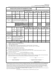 Form PTO/SB/56 Reissue Application Fee Transmittal