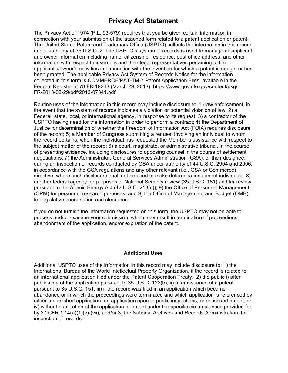 Form PTO / AIA / 82 Transmittal for Power of Attorney to One or More Registered Practitioners / Power of Attorney by Applicant, Page 4