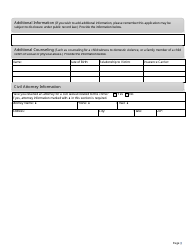 Crime Victims&#039; Compensation Application - Oregon, Page 5