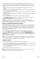 Form PWC1 Mesothelioma and Other Lung Diseases - United Kingdom, Page 2