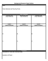 Research Paper Organizer Template, Page 2
