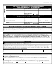 Form DL23 Identification Privilege Card Application for Minors Under Age 15 - Virginia, Page 2