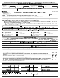 Form DL2P Commercial Driver&#039;s License (Cdl) Application - Virginia