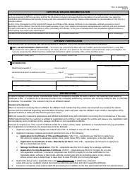 Form VSA12 Affidavit in Lieu of Title Certificate - Virginia, Page 2