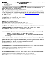 Form DL70 Hazmat Endorsement Background Record Check - Virginia, Page 3