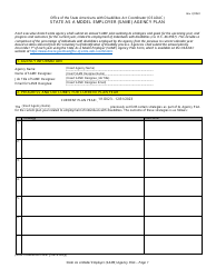 State as a Model Employer (Same) Agency Plan - Louisiana