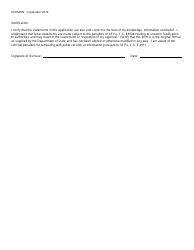 Optometrist Request for Continuing Education Approval - Pennsylvania, Page 3