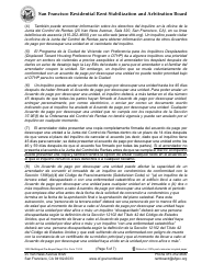 Form 1000 Pre-buyout Negotiations Disclosure Form - City and County of San Francisco, California (English/Spanish/Chinese), Page 5