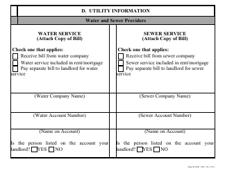 Form 2824-EL LP Energy Assistance Program &amp; Water and Sewer Assistance Program Application - Large Print - Nevada, Page 15