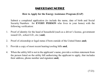 Form 2824-EL LP Energy Assistance Program &amp; Water and Sewer Assistance Program Application - Large Print - Nevada