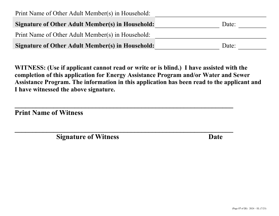 Form 2824-EL LP Energy Assistance Program  Water and Sewer Assistance Program Application - Large Print - Nevada, Page 26