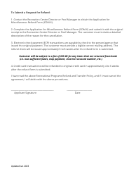 Recreational Programs Refund and Transfer Policy - City of San Diego, California, Page 2