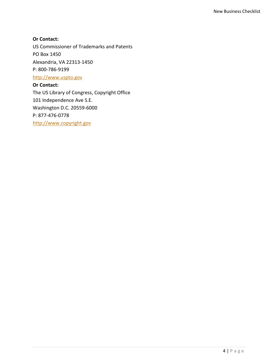 New Business Checklist - South Dakota, Page 4