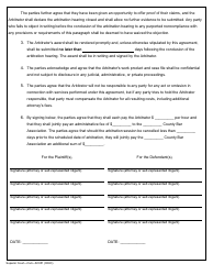 Form SC051 Agreement for Binding Arbitration - Massachusetts, Page 2