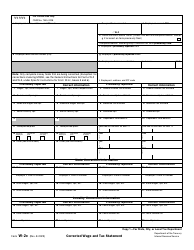 IRS Form W-2C Corrected Wage and Tax Statements, Page 3