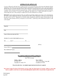 SCDCA Form PEO-01 Professional Employer Organization Initial License Application - South Carolina, Page 10