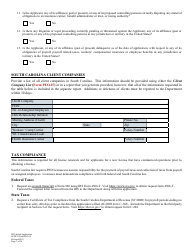 SCDCA Form PEO-01 Professional Employer Organization Initial License Application - South Carolina, Page 7
