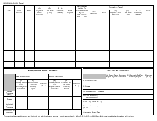 Form SFN61494 Electronic Pull Tab Summary Report - All Games - North Dakota, Page 3