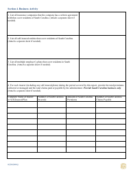 Third-Party Administrator Renewal Application Additional Questionnaire Form - South Carolina, Page 2