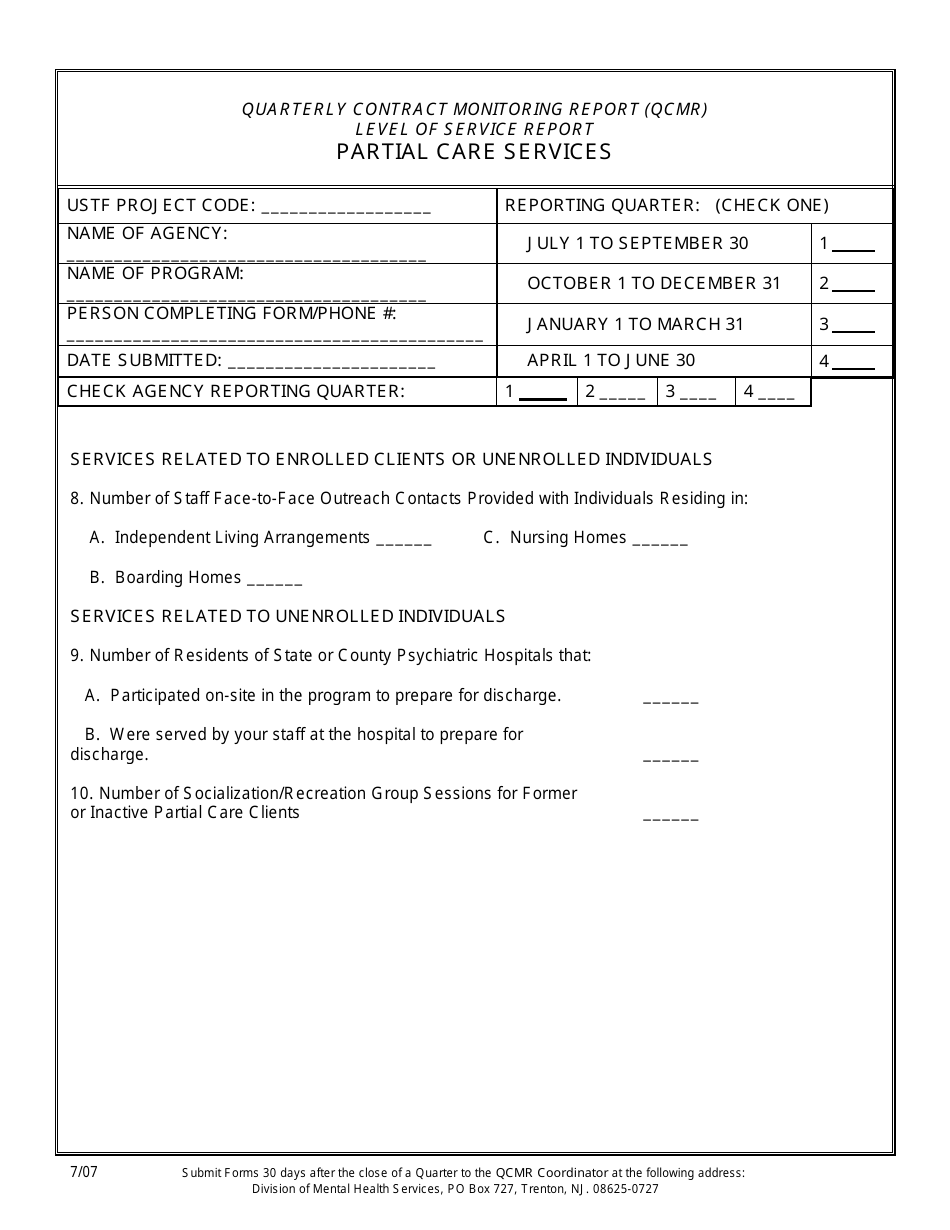 Client Movement Report - Partial Care Services - New Jersey, Page 5