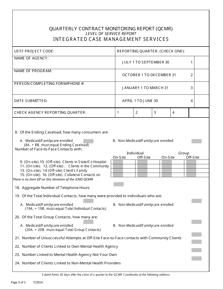 Client Movement Report - Integrated Case Management Services - New Jersey, Page 3