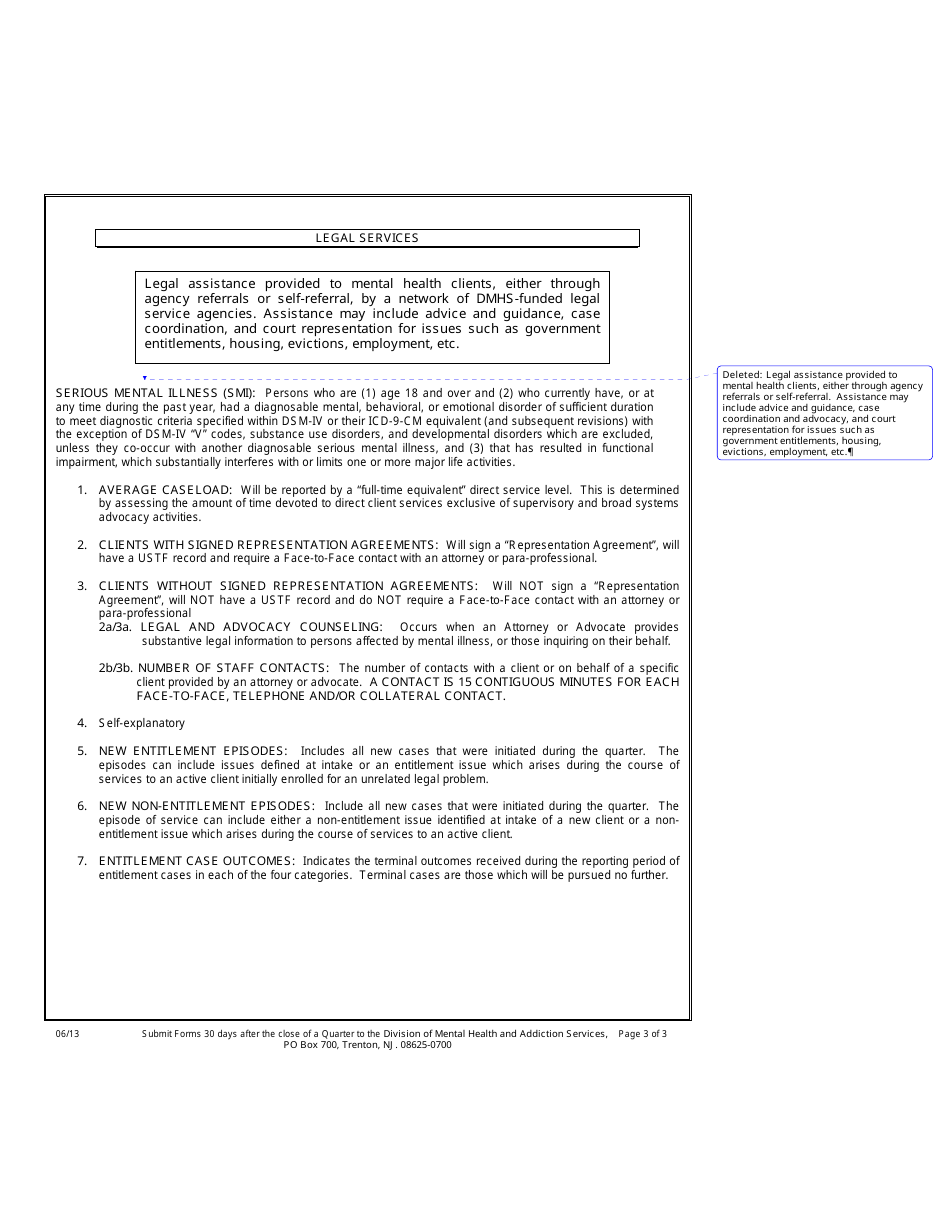 Client Movement Report - Legal Services - New Jersey, Page 5