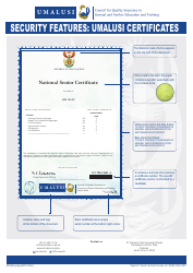 Document preview: National Senior Certificate - Gauteng, South Africa