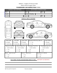 Document preview: NG Form 4670-7C Passenger Car Inspection Form