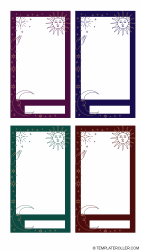 Document preview: Tarot Card Template - Varicolored