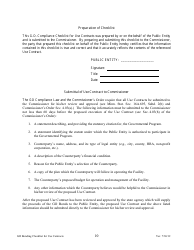 G. O. Compliance Checklist for Use Contracts - Minnesota, Page 10