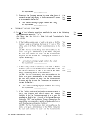 G. O. Compliance Checklist for Use Contracts - Minnesota, Page 4