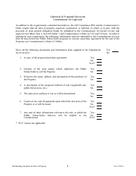 G. O. Compliance Checklist for Sale of G.o. Bond Financed Property - Minnesota, Page 4
