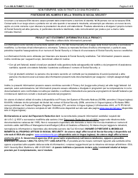 Instructions for Form SS-5 Application for a Social Security Card (Italian), Page 4