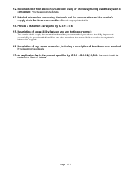 State Form 55319 Application for Electronic Poll Book Certification or Renewal of Certification - Indiana, Page 7