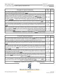 Form 1261 Capacity Assessment/Inspection Forms for Community Water Systems - Mississippi, Page 2