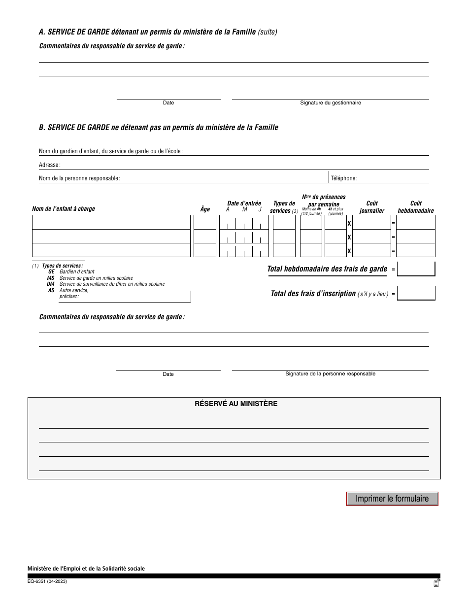 Forme EQ-6351 Download Fillable PDF or Fill Online Confirmation DES ...