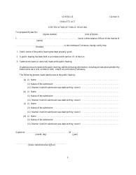 Section 1 Hamlets Act Certification of Public Hearing - Northwest Territories, Canada (English/French), Page 4