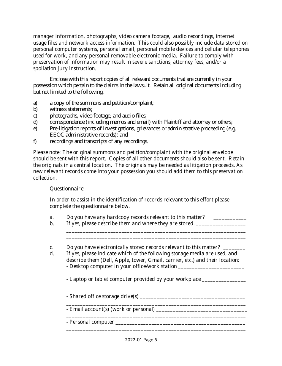 Individual Litigation Report - Oklahoma, Page 8