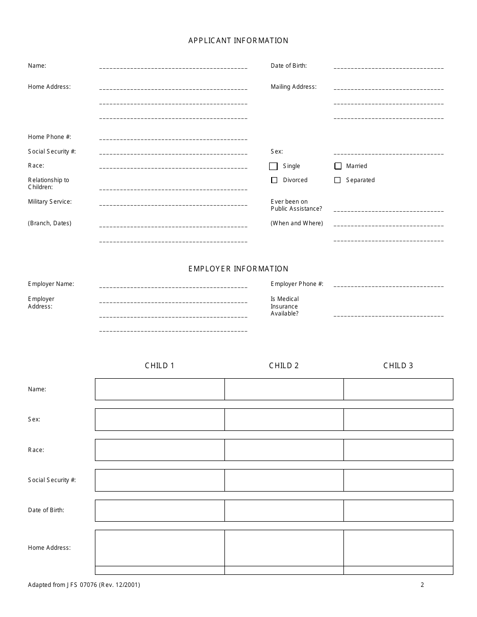 Application for Parental Rights  Responsibilities - Cuyahoga County, Ohio, Page 12