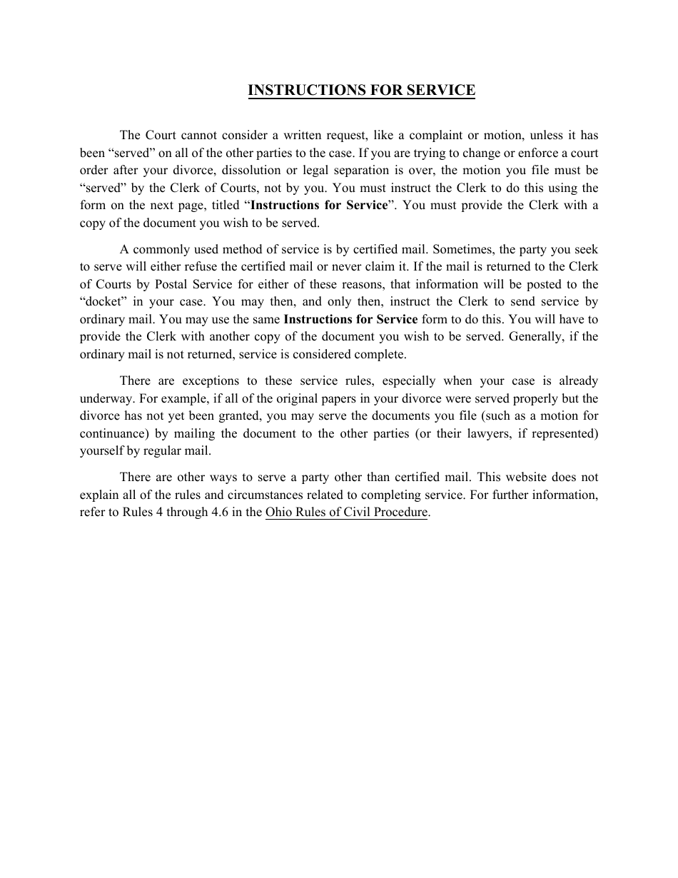 Application for Parental Rights  Responsibilities - Cuyahoga County, Ohio, Page 3