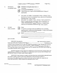 Compliance Conference Order - Bronx County, New York, Page 3