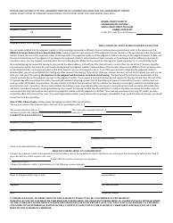 Document preview: Notice and Affidavit to the Judgment Debtor of Current Balance Due on Garnishment Order - Athens County, Ohio